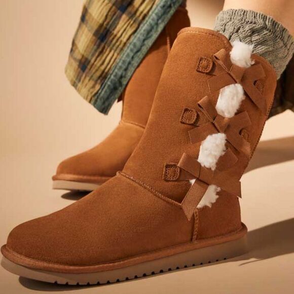 Kookaburra by UGG VICTORIA TALL CHESTNUT SIZE 10 NWT in packaging/Box - Picture 1 of 14